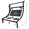 2 Player Bartop Arcade Machine -  Plain White