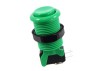 Arcade Button with Concave Plunger - Green