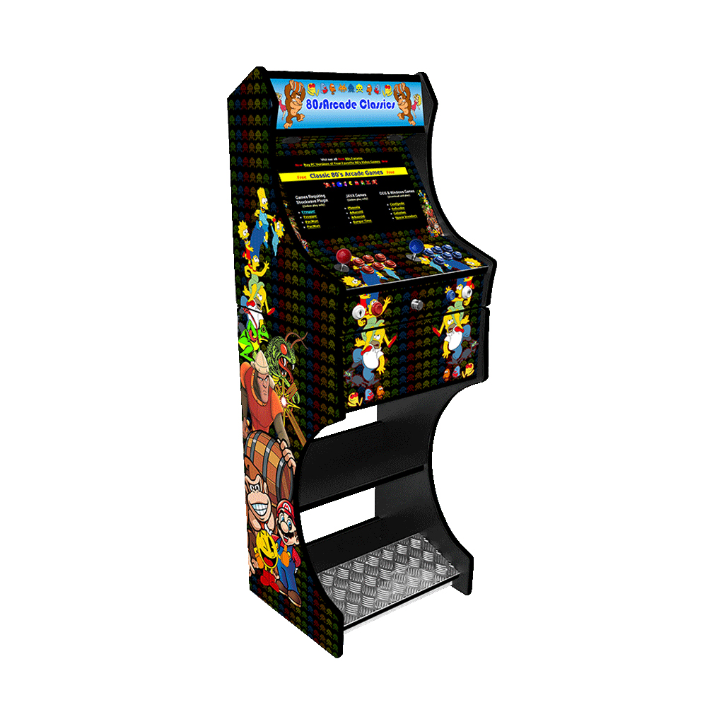 2 Player Arcade Machine - 80s Arcade Classic Theme