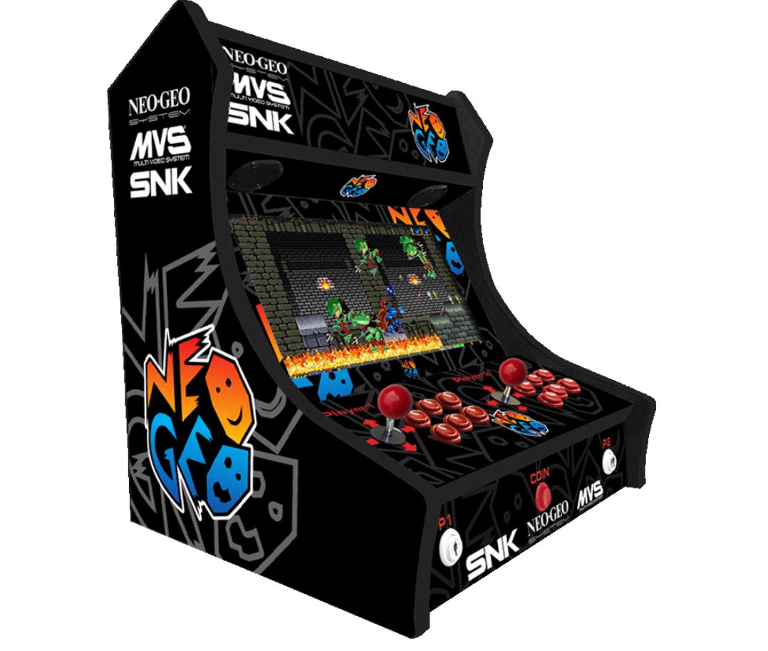 2 Player Bartop Arcade Machine - NEO GEO v1 Themed multi games machine. -  Arcade Geeks