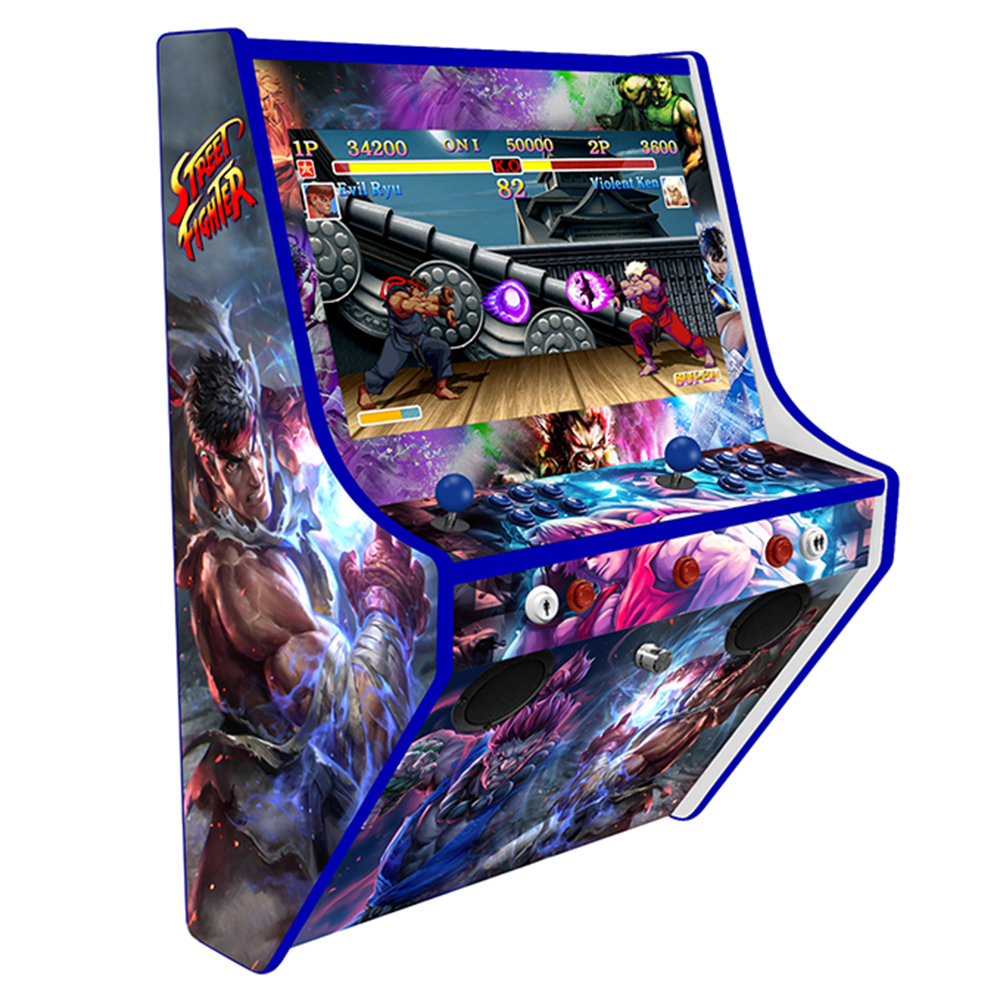 Retro Arcade Machine 3000+ Multi Game Street Fighter Cabinet - Wall Mounted 2 Player Machine