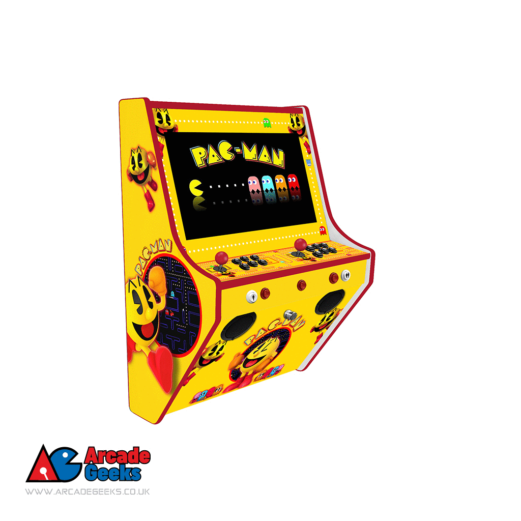 Wall Mounted 2 Player Arcade Machine - Pac-Man v2