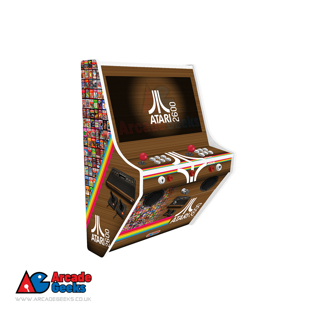 Wall Mounted 2 Player Arcade Machine Atari Themed Arcade Geeks