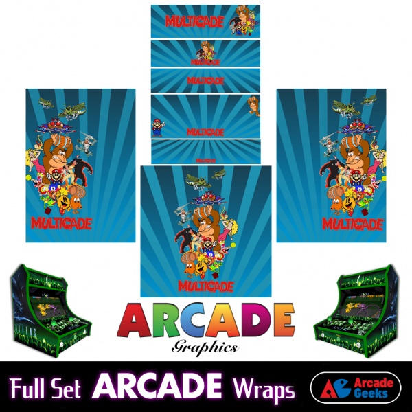Arcade Cabinet Graphics & Artwork - Arcade Geeks - Arcade Geeks